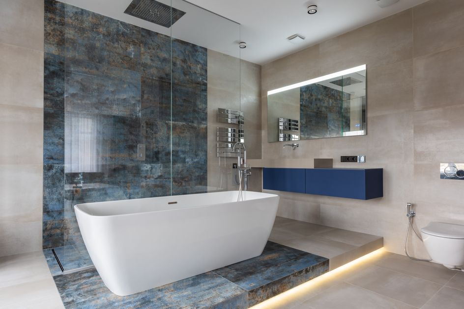 Walk-in shower in Westbury Park